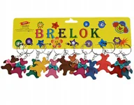 Breloki - MIŚ MISIEK BRELOK DO KLUCZY ZAWIESZKA DO TORBY PLECAKA ZESTAW 12SZT - miniaturka - grafika 1