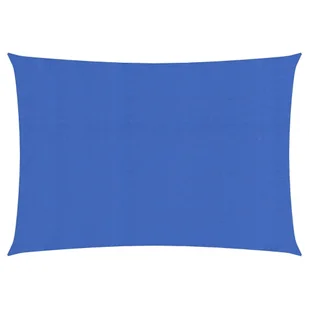 vidaXL Żagiel przeciwsłoneczny, 160 g/m, niebieski, 2x4,5 m, HDPE vidaXL - Parasole ogrodowe - miniaturka - grafika 2