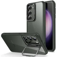 Etui i futerały do telefonów - ESR Classic Kickstand do Samsung Galaxy S23+ Przezroczysto-zielony - miniaturka - grafika 1