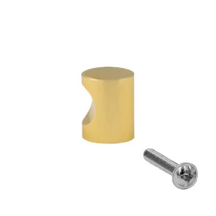 Gałka Meblowa Uchwyt Do Mebli Złota Połysk 20Mm - Wieszaki i stojaki Gałka Meblowa Uchwyt Do Mebli Złota Połysk 20Mm - Wieszaki i stojaki - miniaturka - grafika 1