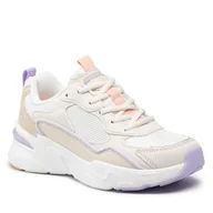 Sneakersy damskie - SKECHERS Sneakersy BOBS Chill Zone 117041/WNT White/Natural - miniaturka - grafika 1
