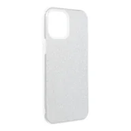Etui i futerały do telefonów - Etui na telefon komórkowy Apple iPhone 12 Pro Max silikonowe błyszczące srebrne - miniaturka - grafika 1