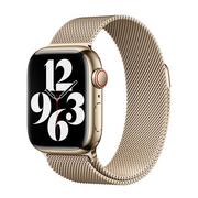 Akcesoria do smartwatchy - Apple bransoleta mediolańska w kolorze złotym do koperty 38/40/41 mm - miniaturka - grafika 1