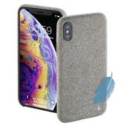 Etui i futerały do telefonów - "Cozy" FUTERAŁ GSM DLA iPhone Xs JASNOSZARY - miniaturka - grafika 1