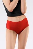 Majtki damskie - Figi damskie brazyliany z wysokim stanem czerwone Simple Brasil Maxi Julimex - miniaturka - grafika 1