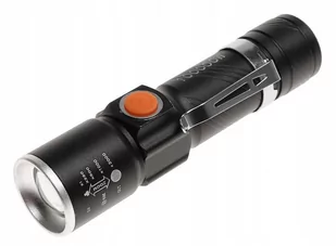 Latarka led zoom z Usb mocna akumulator - Latarki - miniaturka - grafika 1