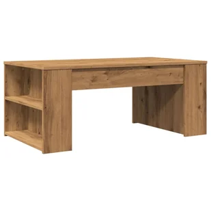 vidaXL Stolik kawowy Artisan dąb 102x55x42 cm materiał drewnopochodny - Ławy i stoliki kawowe - miniaturka - grafika 1