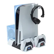 Akcesoria do Playstation - FroggieX FroggieX PS5 Wielofunkcyjna podstawka - miniaturka - grafika 1