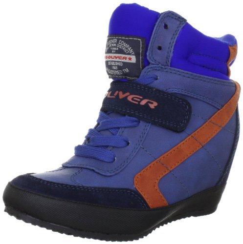 s.Oliver Casual Fashion buty damskie półkozaki i botki, niebieski - Blau Cobalt Comb 891-37 EU