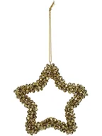 Ozdoby bożonarodzeniowe - Kersten Dekoracyjna zawieszka "Star" w kolorze złotym - 14 x 14 cm - miniaturka - grafika 1