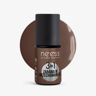 Lakiery hybrydowe - NEESS Lakier hybrydowy One Step 3in1 Zabawa w Orzechowanego 4 ml - miniaturka - grafika 1