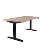 Biurka - Biurko regulowane Alto 102 Black 120 cm - miniaturka - grafika 1