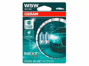Żarówki OSRAM W5W 12V W2.1x9.5d 5W Cool Blue Intense, Next Generation, +100%, 2  szt. - Żarówki samochodowe - miniaturka - grafika 1