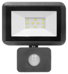 Orno BULLED S 10W naświetlacz z PIR, 800lm, IP44, 4000K, Alu+szkło - Lampy ogrodowe - miniaturka - grafika 1