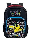 Plecaki szkolne i tornistry - Pokemon, Plecak, Pikachu, Plecak szkolny, Możliwość dostosowania do samochodu, Materiał szkolny, Backpack, Kolor czarny, Oficjalny produkt (marki CyP) - miniaturka - grafika 1