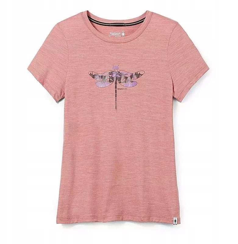 Smartwool W'S Merino Sport 150 Dragonfly Summit Short Sleeve Graphic Tee Slim Fit, J59, XS