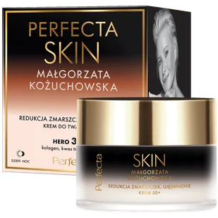 Perfecta Skin Małgorzata Kożuchowska Krem do twarzy ujędrniający na dzień i na noc 50+ - Kremy do twarzy - miniaturka - grafika 1