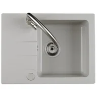 Zlewozmywaki z baterią - Zlewozmywak granitowy z baterią Zefir Axis - miniaturka - grafika 1