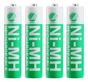 Ładowarki i akumulatory - AKUMULATORKI AAA 4x PALUSZKI 1000mAh DELTACO - miniaturka - grafika 1