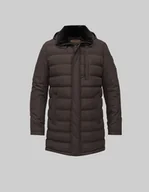 Kurtki męskie - Pikowana brązowa kurtka camini - miniaturka - grafika 1