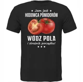 Koszulki męskie - KOSZULKA JAM JEST POMIDORY WÓDZ PREZENT MIŁOŚNIK - miniaturka - grafika 1