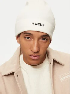 Guess Czapka AM9458 VIS01 Biały - Czapki męskie - miniaturka - grafika 1