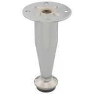 Zawiasy, okucia i inne akcesoria - Noga meblowa D-03 chrom STAHL - miniaturka - grafika 1