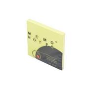 Gadżety  do biura - Memo notes 75x75 mm, 80 kartek, żółty brilliant - miniaturka - grafika 1