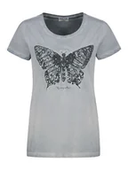 Koszulki i topy damskie - Fresh Made Koszulka w kolorze szarym - miniaturka - grafika 1