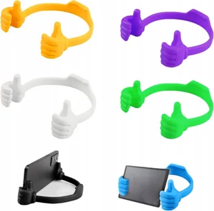 Inteligentny uchwyt na telefon komórkowy 6 szt stojak na smartfon na biurko - Uchwyty samochodowe do telefonów - miniaturka - grafika 1