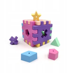 Sorter Z Klockami - Elfiki Magic Cube - 12 El. - Zabawki sensoryczne - miniaturka - grafika 1