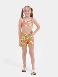 Spodnie i spodenki dla dziewczynek - Spodenki plażowe dziewczęce - 4F - grafika 1
