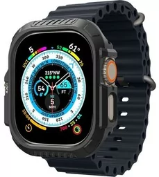 Spigen Etui Lock Fit do Apple Watch Ultra 2/1 49 mm, czarne - Akcesoria do smartwatchy - miniaturka - grafika 1
