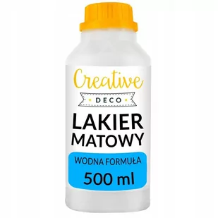 Creative Deco, lakier akrylowy, matowy, 500 ml - Decoupage - miniaturka - grafika 1