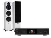 Zestawy stereo - Rotel S14 (czarny) + Tesi 661 (biały) - miniaturka - grafika 1