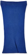 Spódnice - Bestseller A/S Damska spódnica VMWILLOW Below Knee Rib Skirt GA prążkowana spódnica, Sodalite Blue/Stripes:W. Black, XL - miniaturka - grafika 1