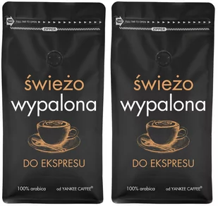 Kawa ziarnista 100% ARABICA ŚWIEŻO PALONA DO EKSPRESU (2x1kg) - Kawa - miniaturka - grafika 1