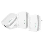 Wzmacniacze sygnału wifi - Transmiter sieciowy Strong 600 DUO MINI, 2 jednotky (POWERL600DUOMINI) Biały - miniaturka - grafika 1