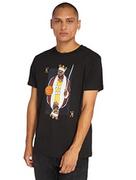 Koszulki męskie - Mister Tee T-Shirt męski King James La czarny czarny L MT842 - miniaturka - grafika 1