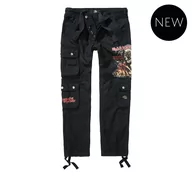 Spodnie męskie - spodnie bojówki IRON MAIDEN PURE SLIM TROUSERS black-M - miniaturka - grafika 1