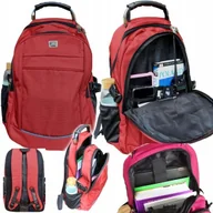 Plecaki szkolne i tornistry - MOCNY PLECAK SZKOLNY TORNISTER POJEMNY TORBA - miniaturka - grafika 1