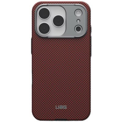 Etui UAG Fibr Armr MagSafe do Apple iPhone 17 Pro Grafitowo-pomarańczowy