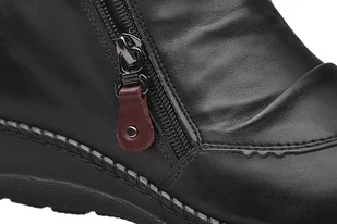 Botki AXEL Comfort 1725 H Czarne na 2-zamki Kosela Medic 9725 na Haluksy - Botki damskie - miniaturka - grafika 6