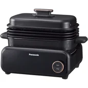 AGD OUTLET - Panasonic NF-GM600 bezdymny multicooker do wspólnego gotowania przy stole 6 w 1 (temperatura 40–250 stopni, 9 programów, tryb manualny) - miniaturka - grafika 1