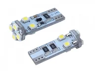 Żarówki samochodowe - Vision Żarówka VISION W5W T10) 12V 8x 3528 SMD LED CANBUS biała 2 szt 9832 - miniaturka - grafika 1