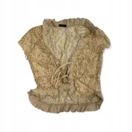 Swetry damskie - Jasna narzutka bolerko damskie TWENTY ONE S - miniaturka - grafika 1