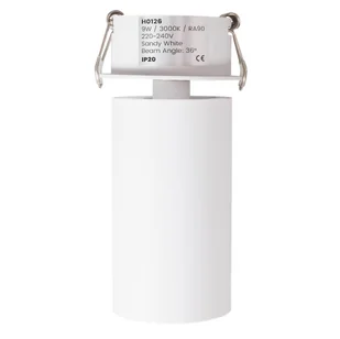 Lampa wpustowa tubka HALO H0124 Maxlight LED 7W 3000K sypialniana biały czarny - Lampy ogrodowe Lampa wpustowa tubka HALO H0124 Maxlight LED 7W 3000K sypialniana biały czarny - Lampy ogrodowe - miniaturka - grafika 1