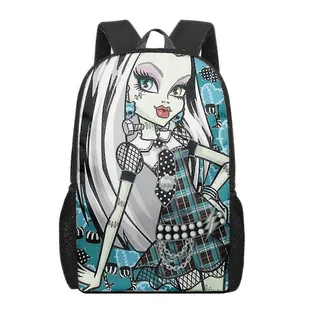 Monster High 3d Wzór Tornister szkolny dla dzieci Dziewczęta Chłopcy Casual Torby na książki Plecak dziecięcy Chłopcy Dziewczęta Wielofunkcyjne tor... - Plecaki szkolne i tornistry - miniaturka - grafika 1