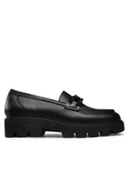Półbuty damskie - Badura Loafersy TROPEA-E23-28188PE Czarny - miniaturka - grafika 1