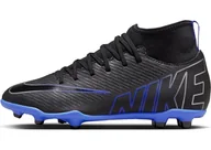 Piłka nożna - Nike Superfly 9 chłopięce buty piłkarskie, Black Chrome Hyper Royal, 36 EU - miniaturka - grafika 1